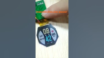 JDI 0.99 Inch Transflective LCD Screen 180x180 Low Power Consumption Round Screen Memory LCD Screen.