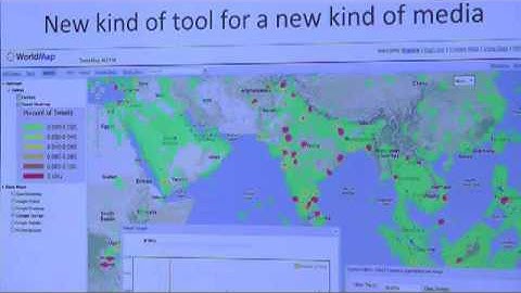 TweetMap, WorldMap, and a New Big Data Platform for Spatio-Temporal Data - by Ben Lewis