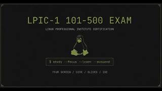 Clips of IRL streams studying for the LPIC1 exam - Day 10
