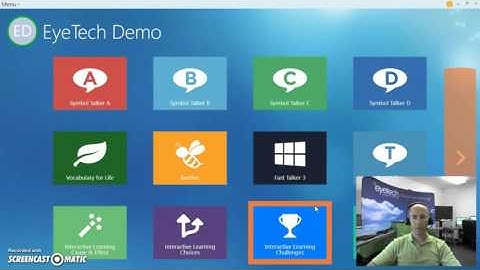 EyeTech TM5 mini eye tracker with Grid 3 software