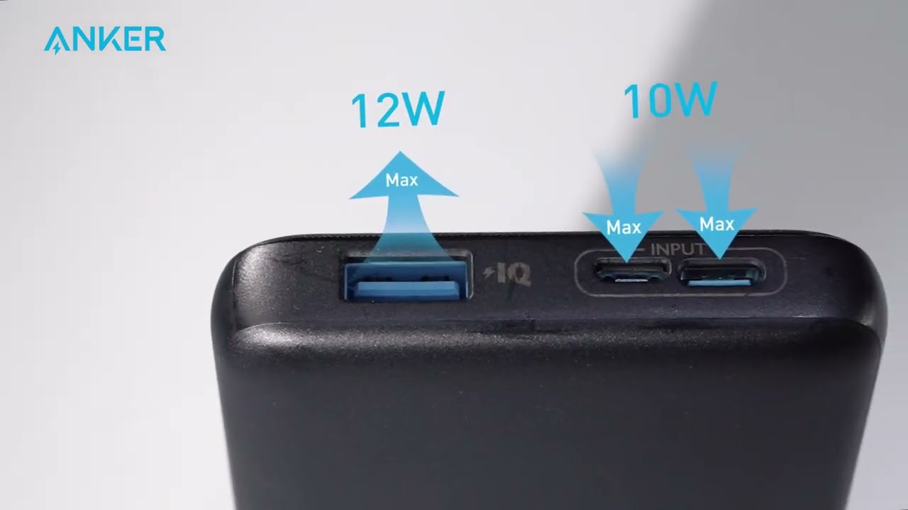 Anker Powercore Slim 10000mah Power Bank A1229h15 Black