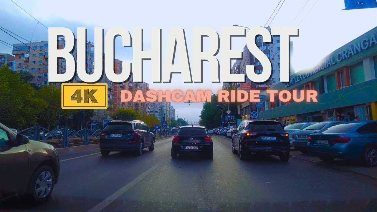 Driving in Bucharest Romania - 4K