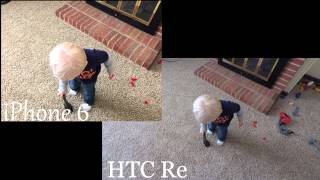 HTC Re vs iPhone 6 Picture Quality
