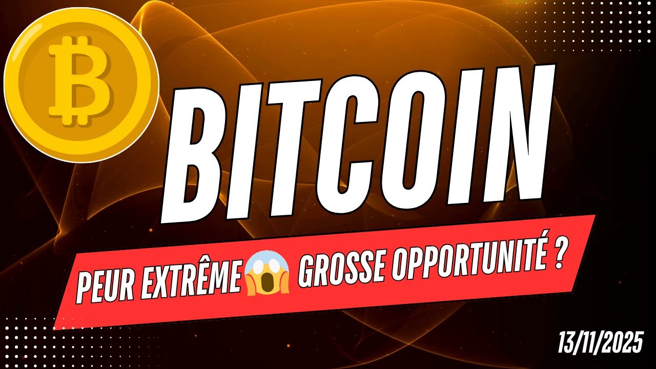BITCOIN PEUR EXTRÊME 😱 EXCELLENTE OPPORTUNITÉ ? ANALYSE CRYPTO & NEWS ✅