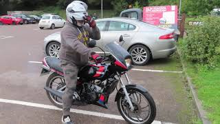 1985 YAMAHA RD 125LC LEAVING ROUTE 11