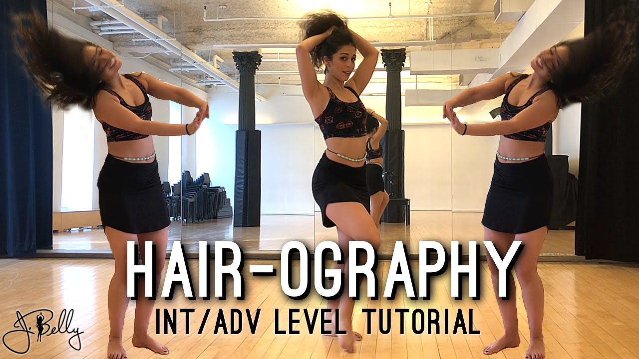 HAIR-OGRAPHY: 3 MOVES | INT/ADV Level Bellydance Tutorial | @JBELLYBURN Janelle Issis