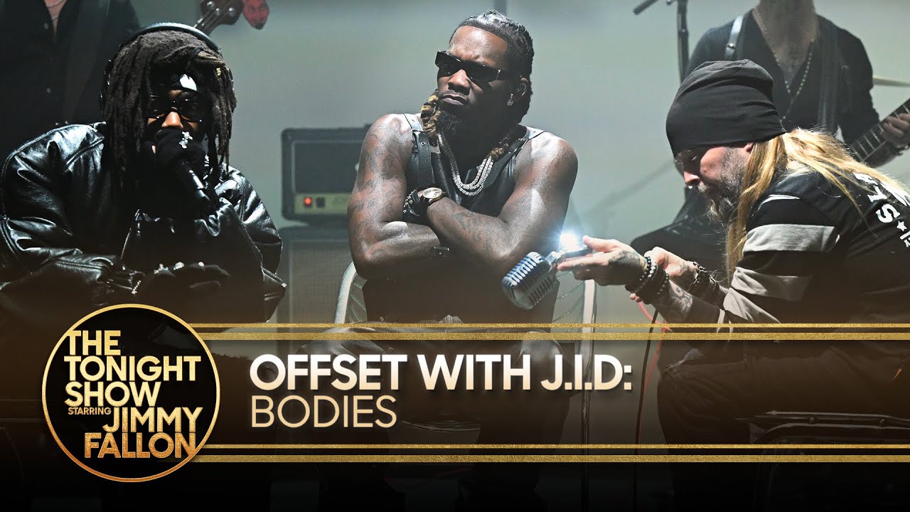 Offset with J.I.D: Bodies | The Tonight Show Starring Jimmy Fallon