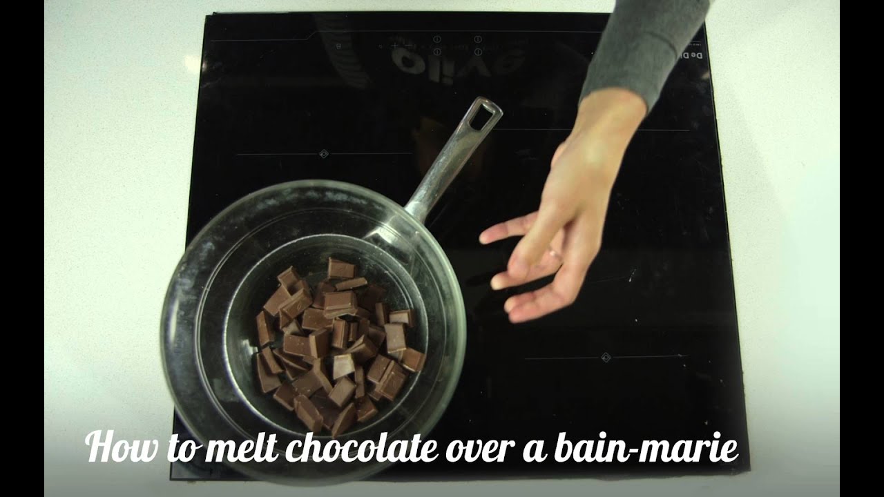 How to melt chocolate over a bainmarie YouTube