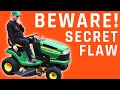 Your riding lawn mowers dirty little secret