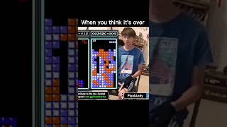 When you think its over (ft. dogpt) #shorts #tetris