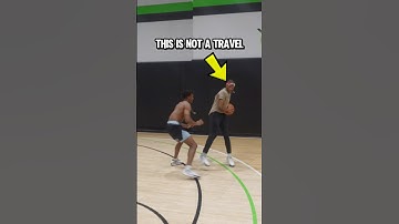 This is not a travel according to NBA rules pt.2 #basketball #shorts