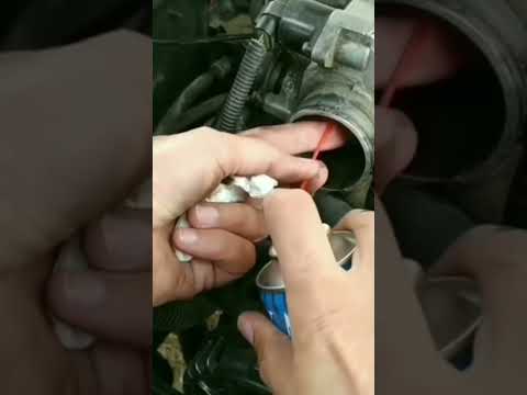 تنظيف البوابة الثروتل بدون فك