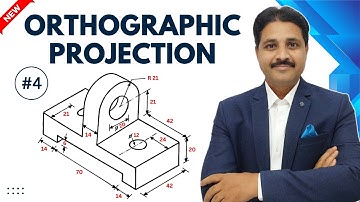 ORTHOGRAPHIC PROJECTION IN ENGINEERING DRAWING IN HINDI (Part-4) @TIKLESACADEMYOFMATHS