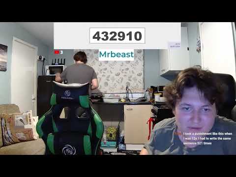 Saying Mrbeast 3 Million times | Live 24/7 | Day 10.2