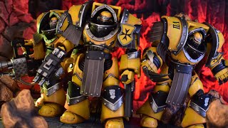 3 in 1 Joytoy Warhammer 40K Imperial Fists Legion Cataphractii Terminator Squad Horus Heresy