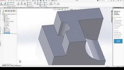Solidworks Tutorial Isometric Shapes 1