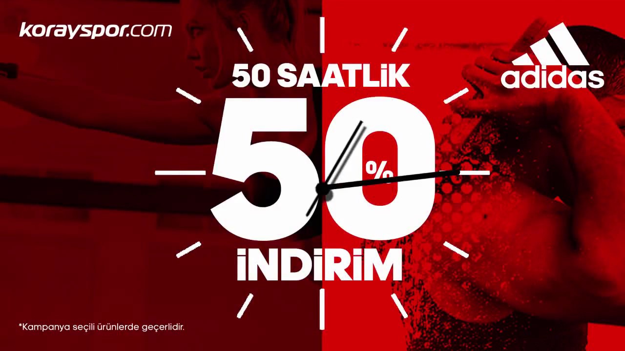 adidas 50 saat indirim