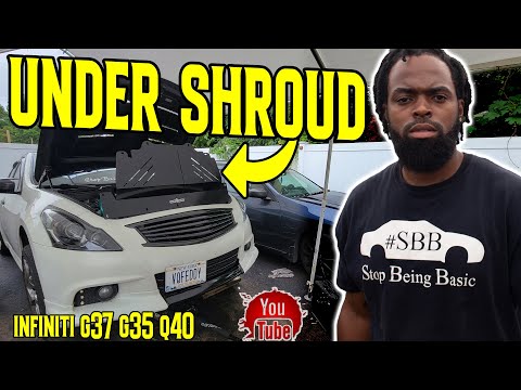 How to install engine undershroud infiniti G37 G35 Q40 G25