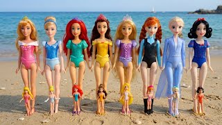 Cute Miniatures Disney Princess Frozen ELSA &amp; Annall! elsa satisfying unboxing