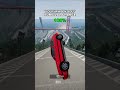 Which Car Survives the Jump Crash? #beamng #shorts #simulation