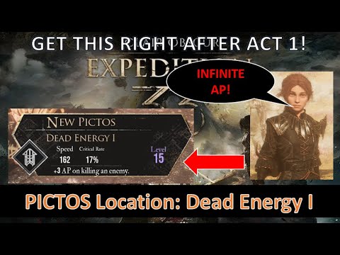 Where to Find Dead Energy I Pictos in Dark Shores in Clair Obscur: Expedition 33