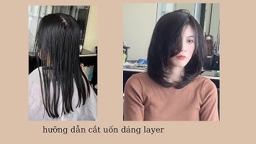chia sẻ ; cách cắt + uốn cúp phồng lạnh dáng layer , 0904198481