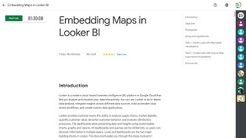 Embedding Maps in Looker BI | Arcade | February | 2024 | #qwiklabs