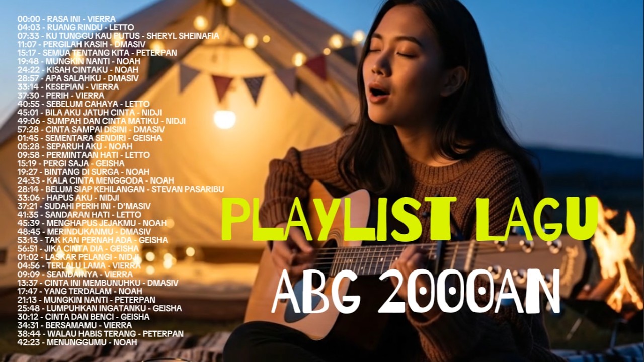 PLAYLIST LAGU ABG 2000AN 💞 | LAGU PAGI HARI ENAK DIDENGAR | Vierra,Letto, DMasiv,Noah,Geisha
