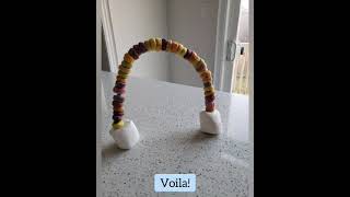 Fruit Loop Activity - Rainbow Activities - Rainbow Art For Kids #youtubeshorts #shorts