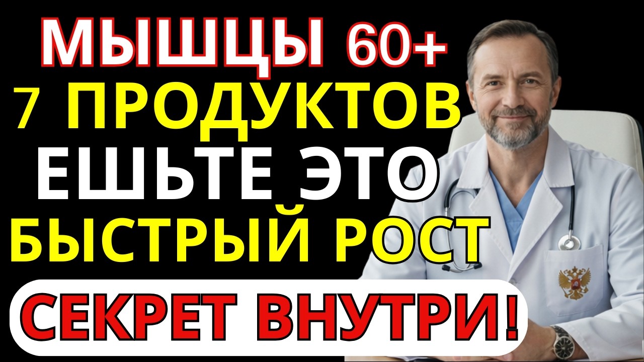 7 продуктов, которые спасают мышцы после 60 лет | СОВЕТ ВРАЧА