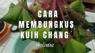 cara bungkus kuih Chang || how to warp kueh Chang halal |#tinimbu #kuihchang#kuihtradisional#koucung