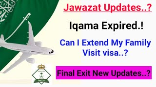 Iqama Expired | Family Visit Visa (Single or Multiple)Renewal Updates | Final Exit Updates | Jawazat screenshot 3