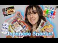 Trying Japanese Snacks From Amazon! | Eating New Foods!