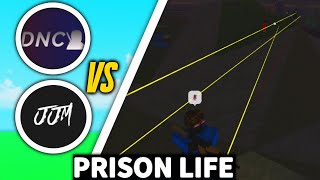 Most INTENSE BATTLE In Roblox Prison Life | DNC vs JJM