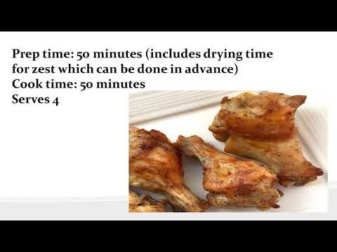 Lemon-Pepper Baked Chicken Wings Recipe