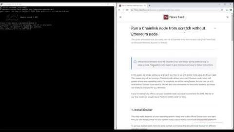 Chainlink Node Vid 2 - Installing The Chainlink Node