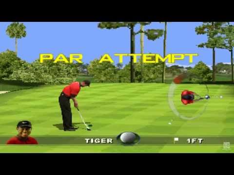 Tiger Woods 99 PGA Tour Golf PS1 Gameplay HD