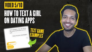 How To Text A Girl On Tinder (Live Text Game Breakdown) || [VIDEO 5/10] : Online Dating & Texting