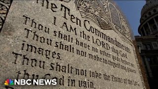 Texas bill requiring Ten Commandments in public schools moves closer to governor's desk