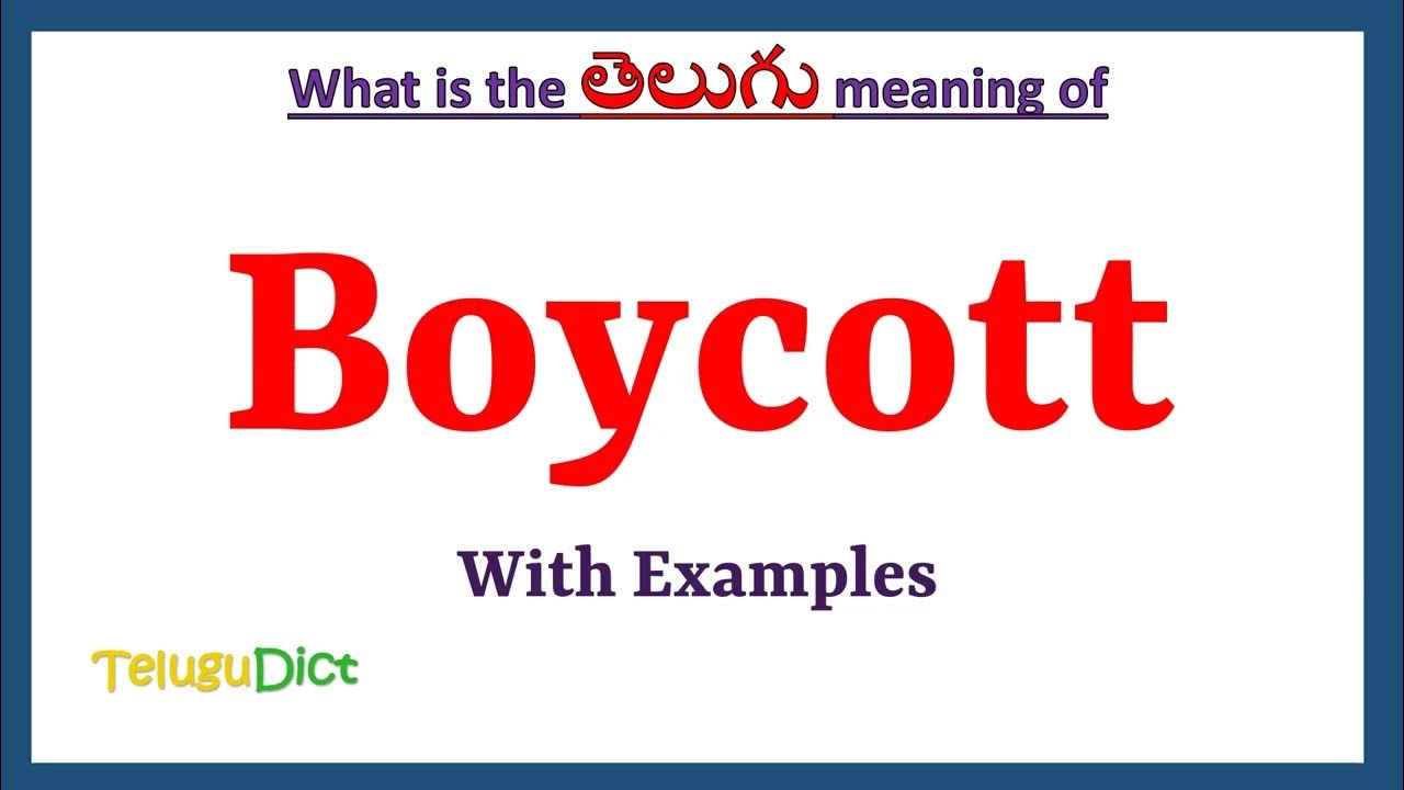 Boycott Meaning In Telugu Boycott In Telugu Boycott In Telugu boycott-meaning-in-telugu-boycott-in-telugu-boycott-in-telugu