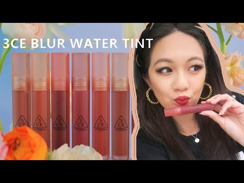 Video 3ce Blur Water Tint Swatches & Review|Comparisons w... - youtube