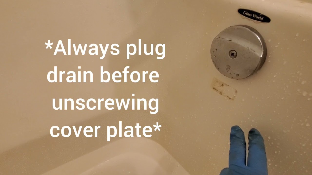Slow draining bath tub YouTube