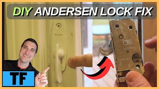 Andersen Tribeca Patio Sliding Door Lock Repair Fix | Latch Replacement For Gliding Door