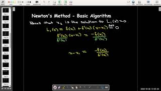 Newton's Method for Approximating Zeros of Functions