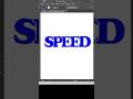 Adobe Illustrator 2024 Tips How to Overlapping Text Effect #Speeddesignhacks