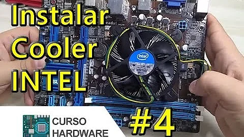Como instalar o cooler do CPU?