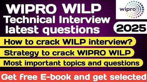 🔥Wipro WILP Technical Interview Actual Questions 2025 || WILP || Wipro TR + HR Interview 2025