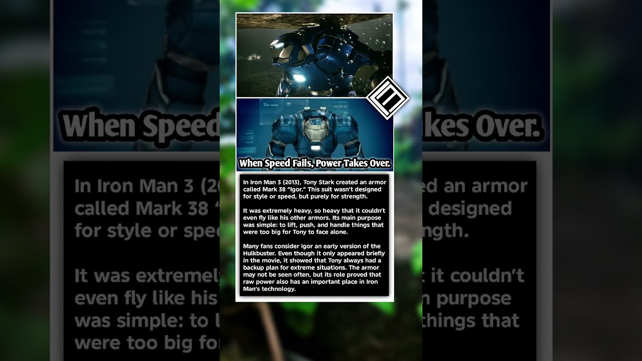 Why Did Tony Build a Heavy Armor?