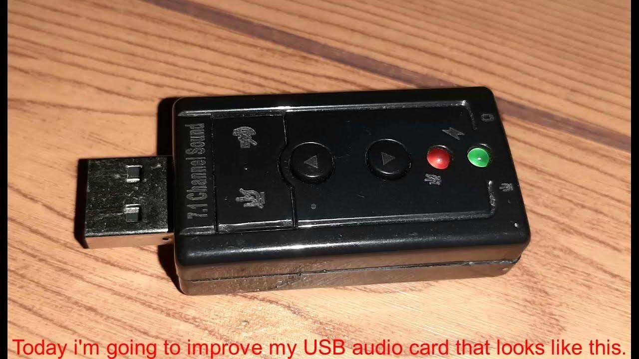 USB Sound Card Upgrade Fix Cheap USB Sound Card Crackling Sound YouTube