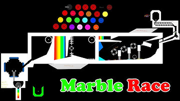 The Team Marble Race 24 Color in Algodoo - Thc Game Mobile
